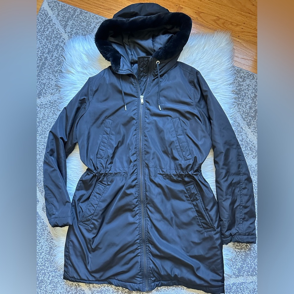 GAP hooded long jacket